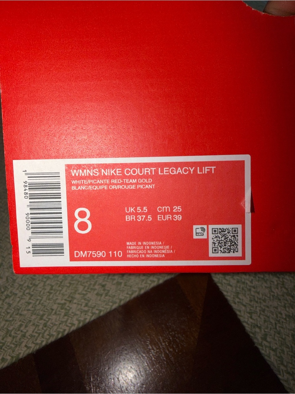 Nike women’s Court Legacy Liftsneakers size 8 new/box without lid!! - Picture 12 of 12